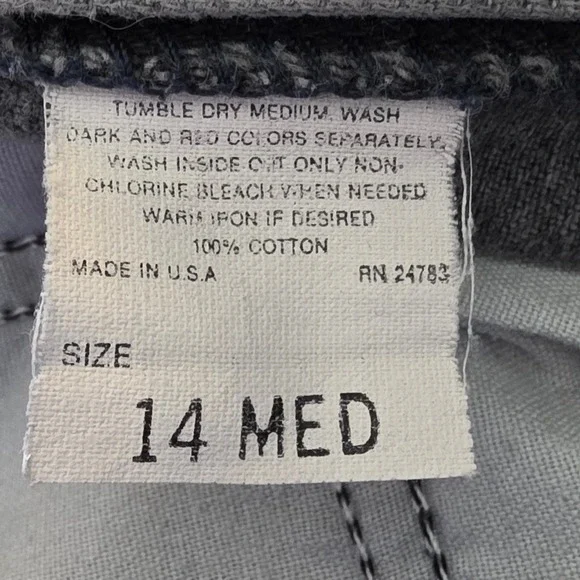 Lee Vintage High Waisted Tapered Mom Jeans Daisy Embroidered 14 MED Black 90s - Picture 5 of 10